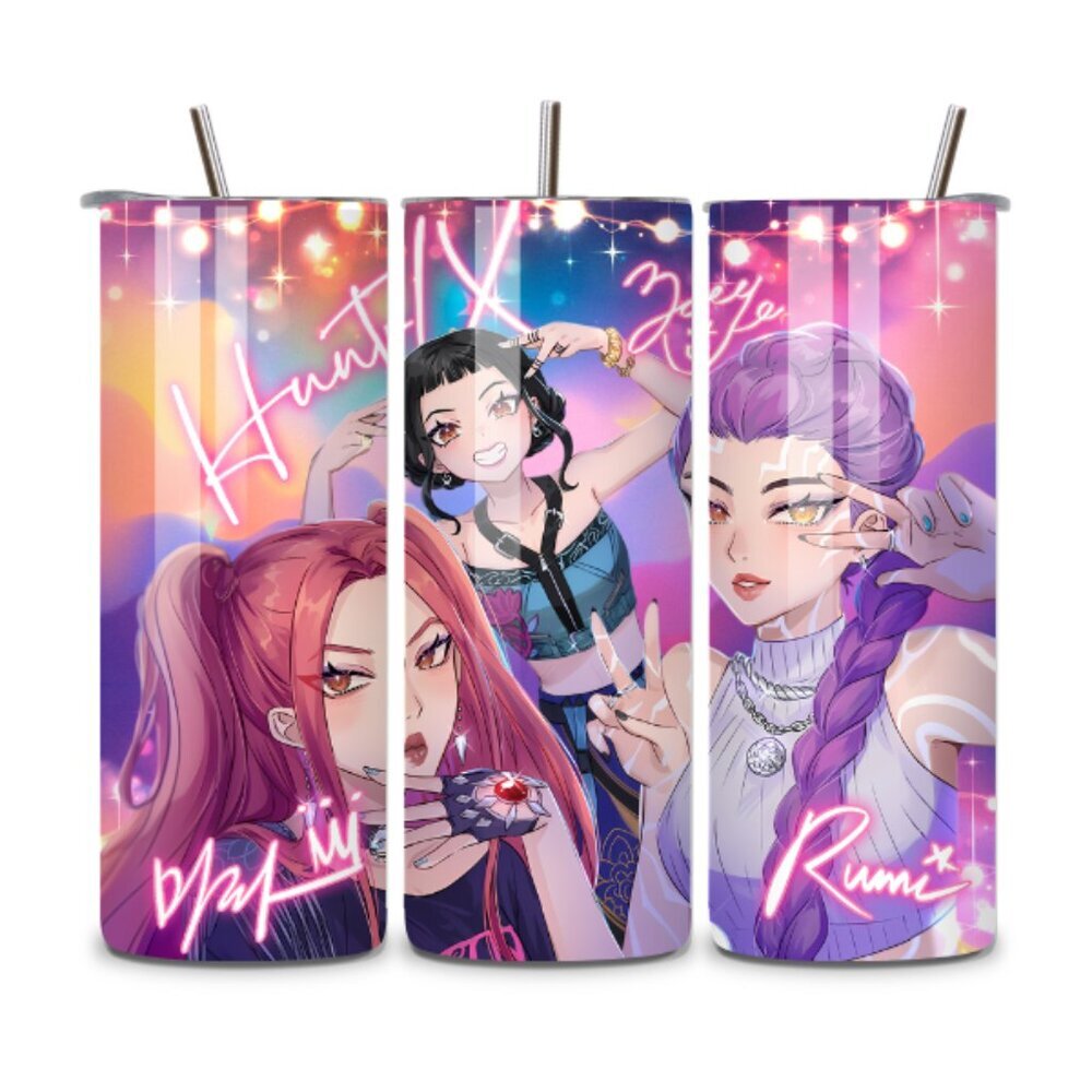 KPop Demon Hunters Huntrix 20oz Stainless Steel Tmbler